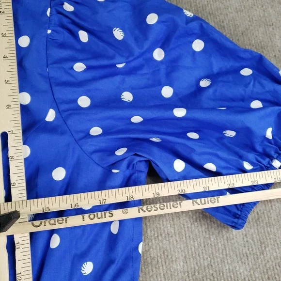 NWT Lilly Pulitzer Lyssa Dress Size 12 Blue Grotto Hunter Spot Cutout Tiered - Picture 3 of 15